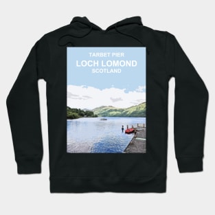 Scotland Loch Lomond Scottish Travel location poster Hoodie